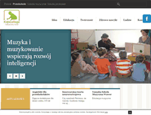 Tablet Screenshot of kidscollege.pl
